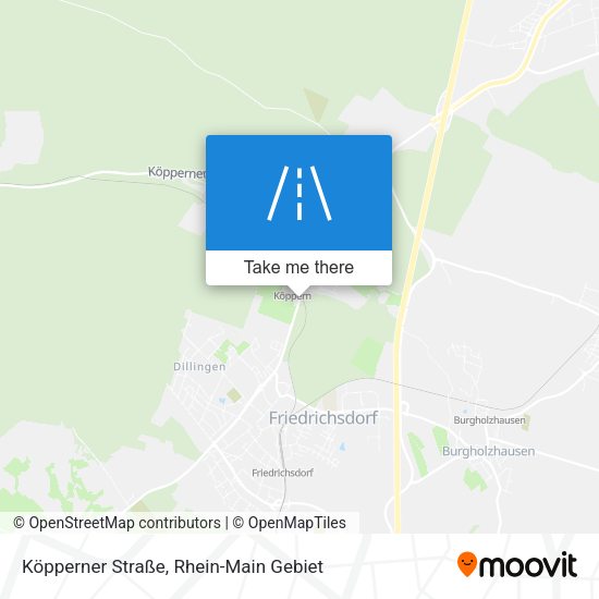 Köpperner Straße map