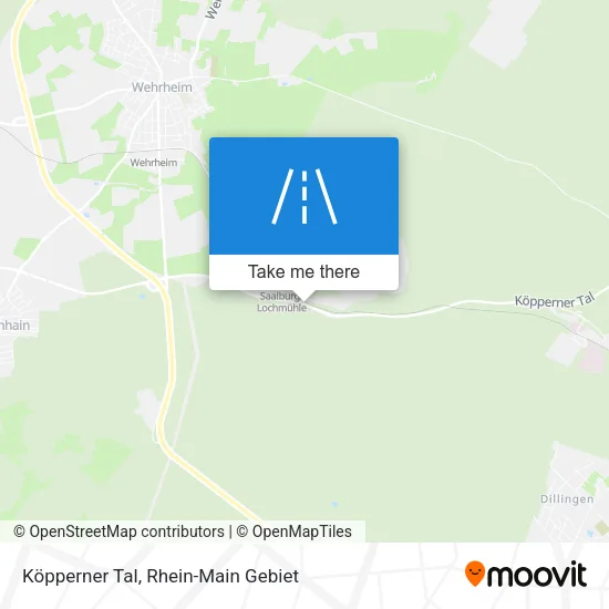 Карта Köpperner Tal