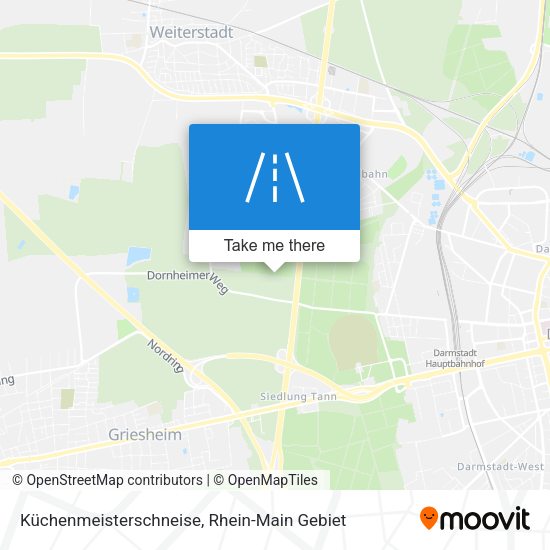Küchenmeisterschneise map