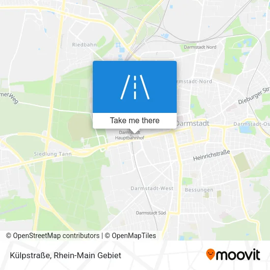 Карта Külpstraße