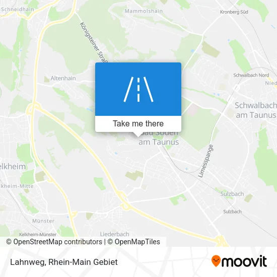 Карта Lahnweg