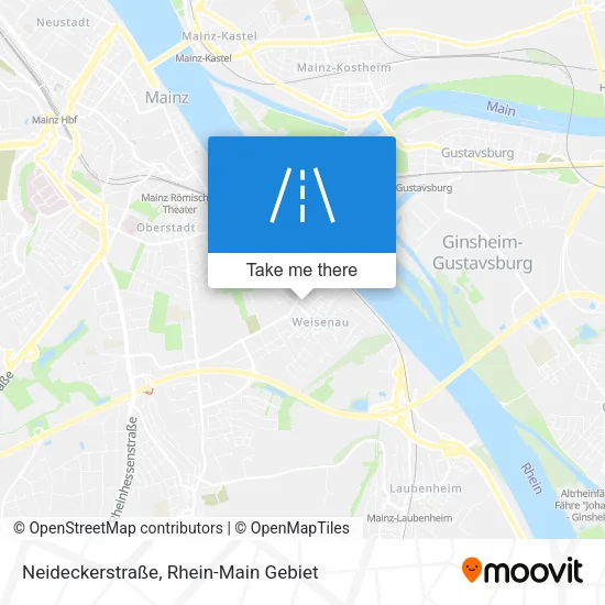 Карта Neideckerstraße