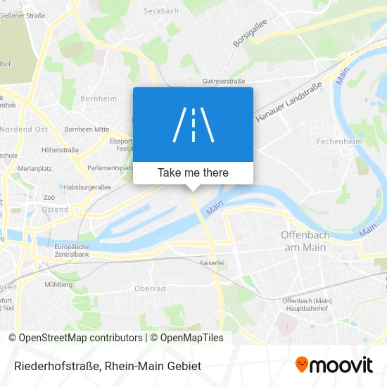 Riederhofstraße map