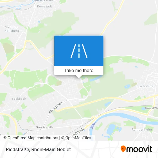 Карта Riedstraße