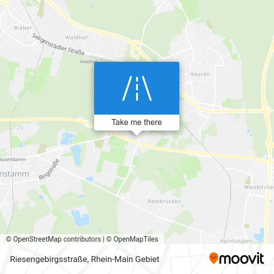 Riesengebirgsstraße map