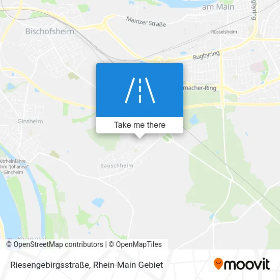 Riesengebirgsstraße map