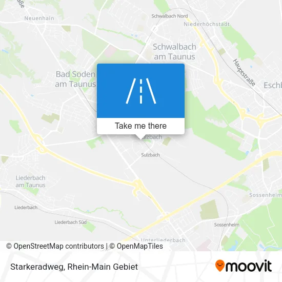 Карта Starkeradweg