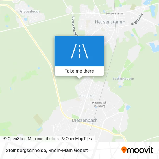 Карта Steinbergschneise