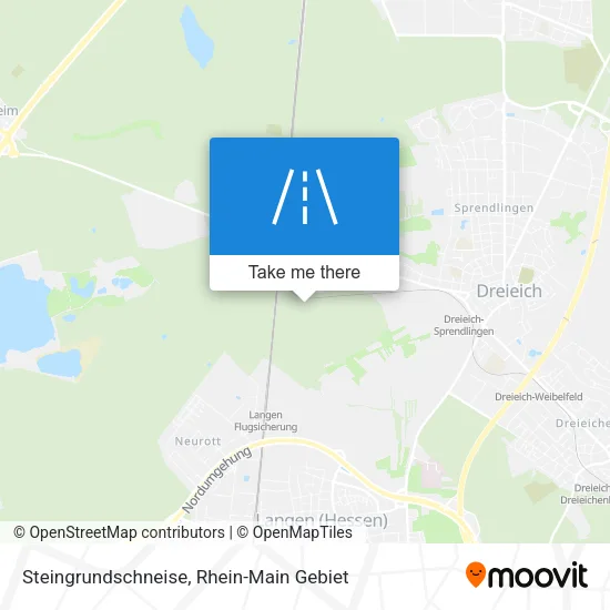 Steingrundschneise map
