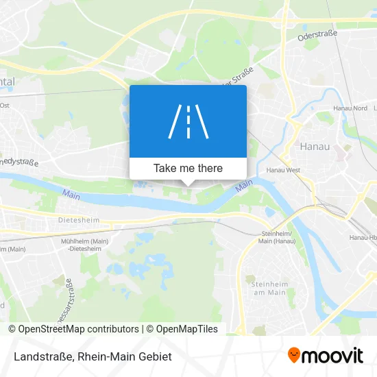 Landstraße map