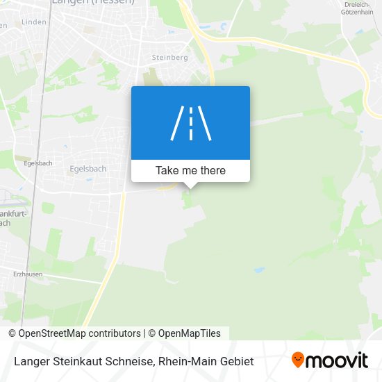 Langer Steinkaut Schneise map