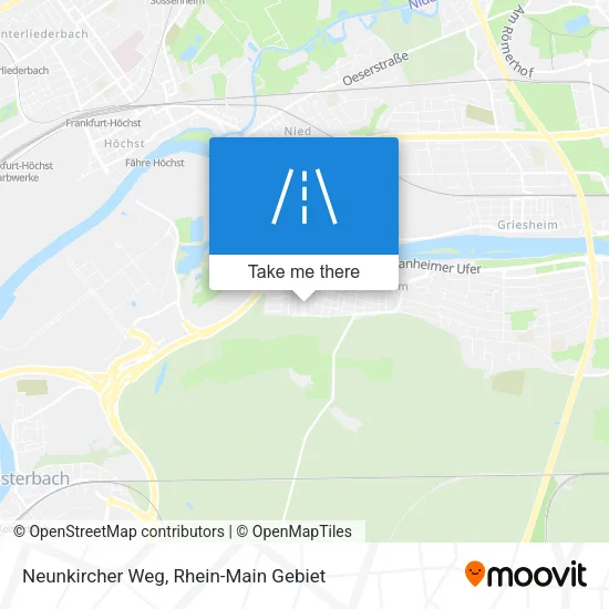 Карта Neunkircher Weg