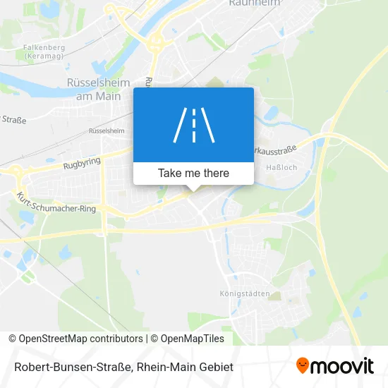 Карта Robert-Bunsen-Straße