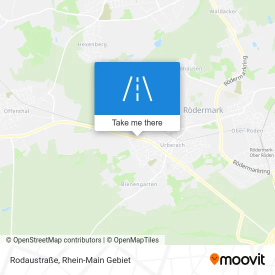 Rodaustraße map