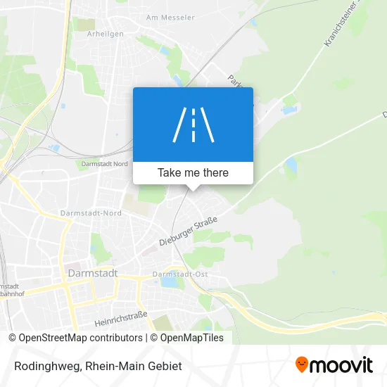 Карта Rodinghweg