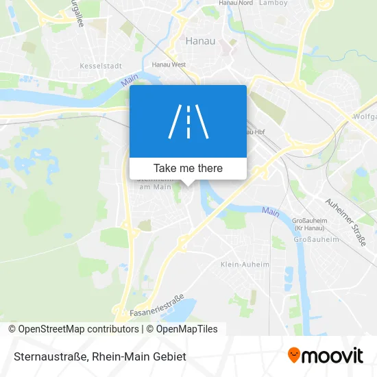 Карта Sternaustraße