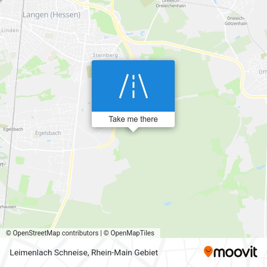 Leimenlach Schneise map