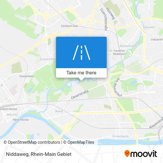 Карта Niddaweg