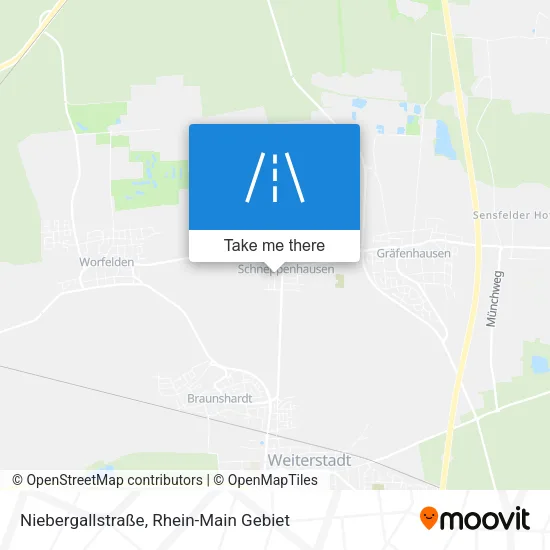 Карта Niebergallstraße