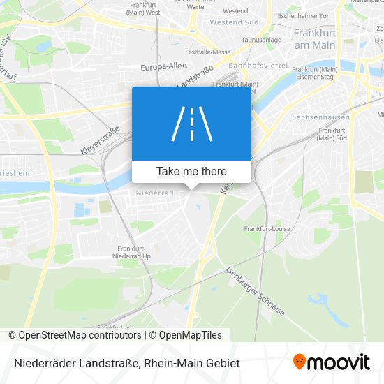 Niederräder Landstraße map