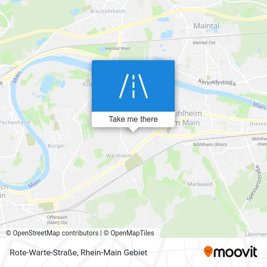 Rote-Warte-Straße map