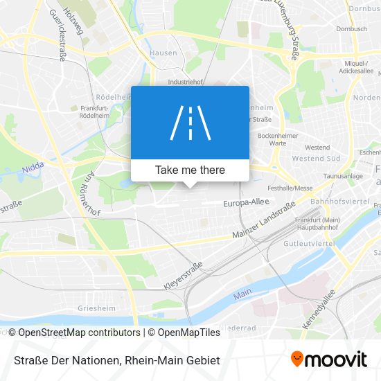Straße Der Nationen map
