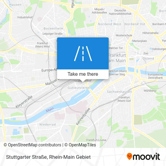 Карта Stuttgarter Straße
