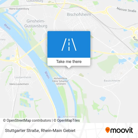 Карта Stuttgarter Straße