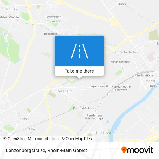 Карта Lenzenbergstraße