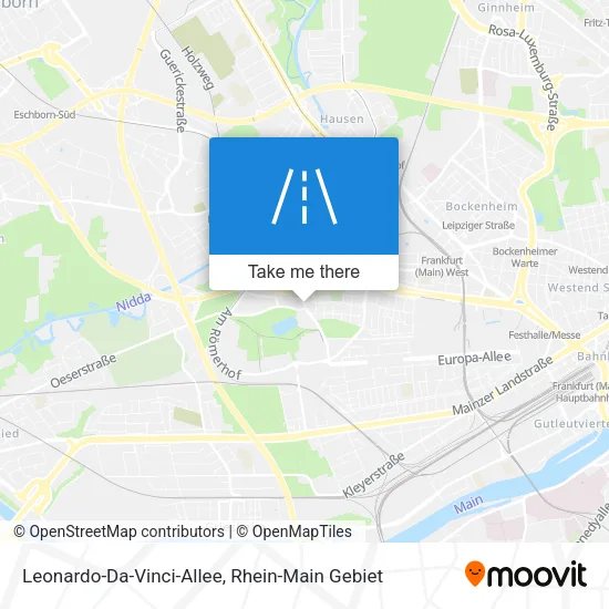 Карта Leonardo-Da-Vinci-Allee