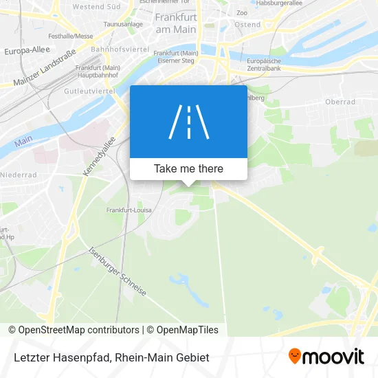 Карта Letzter Hasenpfad