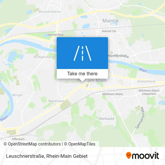 Карта Leuschnerstraße