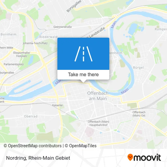 Карта Nordring