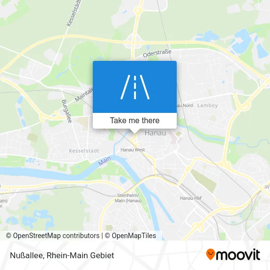 Карта Nußallee