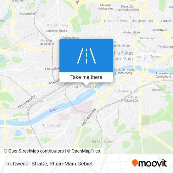 Карта Rottweiler Straße