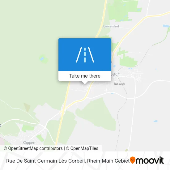 Карта Rue De Saint-Germain-Lès-Corbeil