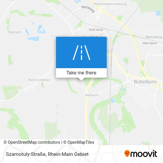 Szamotuly-Straße map