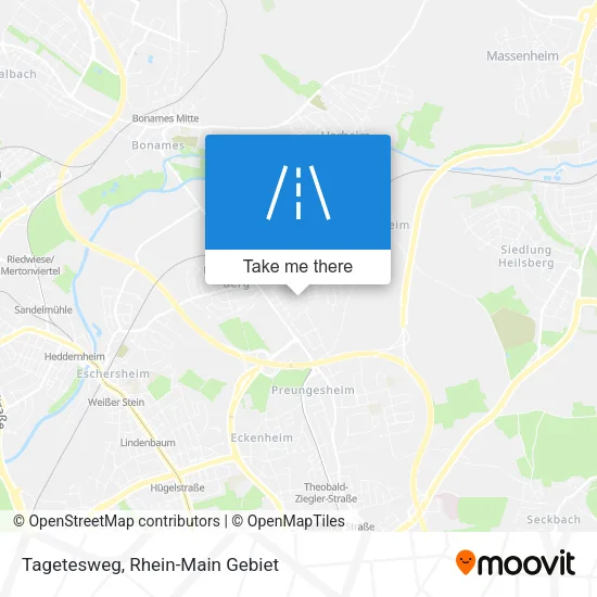 Карта Tagetesweg