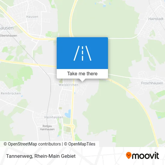 Карта Tannenweg