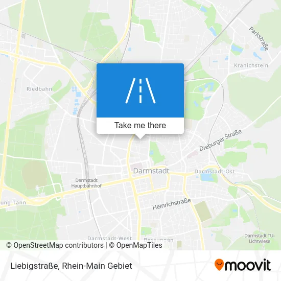 Карта Liebigstraße