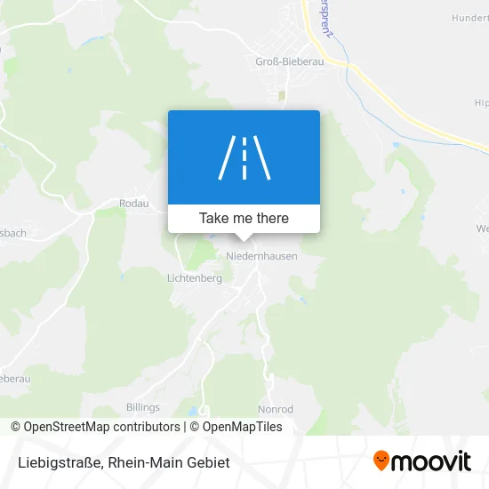 Карта Liebigstraße