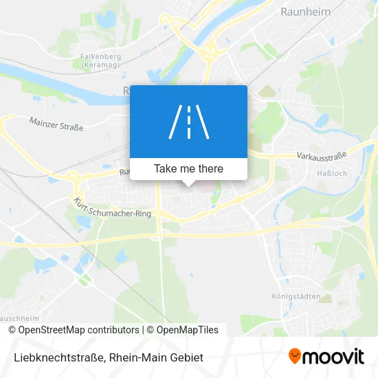 Карта Liebknechtstraße