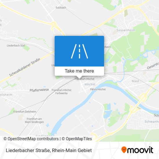 Liederbacher Straße map