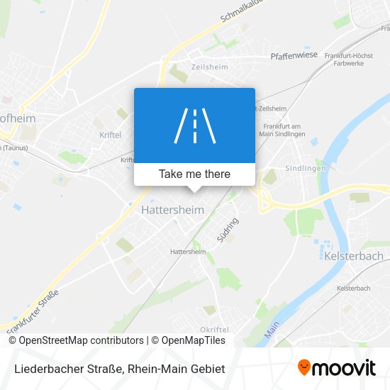 Liederbacher Straße map