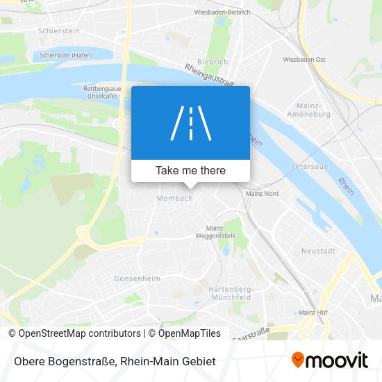 Obere Bogenstraße map