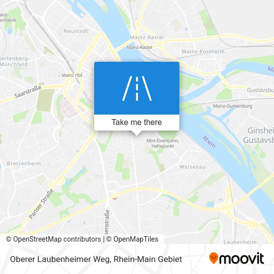 Карта Oberer Laubenheimer Weg