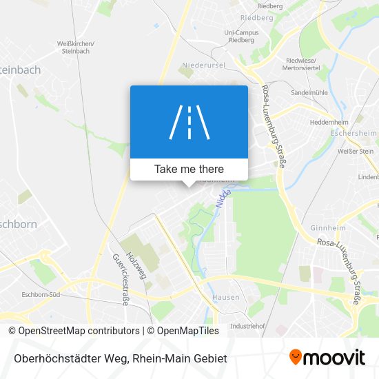 Oberhöchstädter Weg map