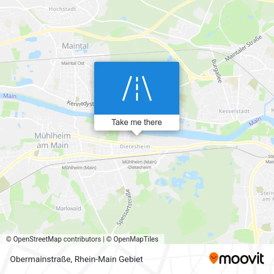 Карта Obermainstraße