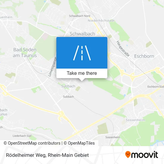 Rödelheimer Weg map