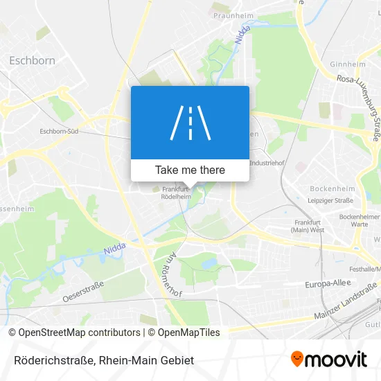 Röderichstraße map
